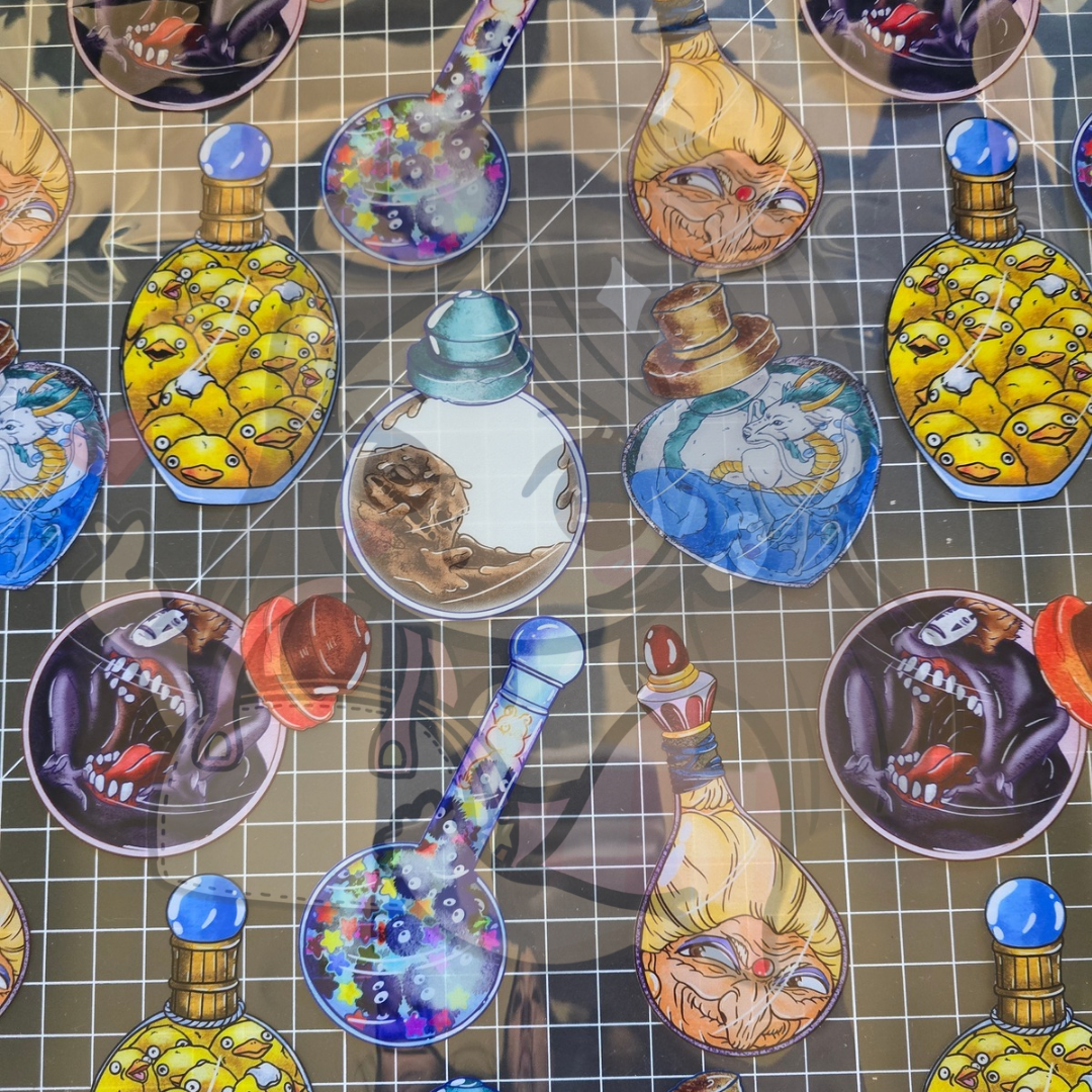 Clear Totes - Made to Order - Ghibli in a Bottle